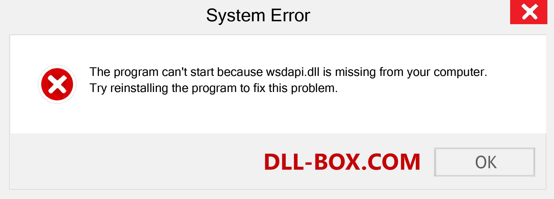  wsdapi.dll file is missing?. Download for Windows 7, 8, 10 - Fix  wsdapi dll Missing Error on Windows, photos, images